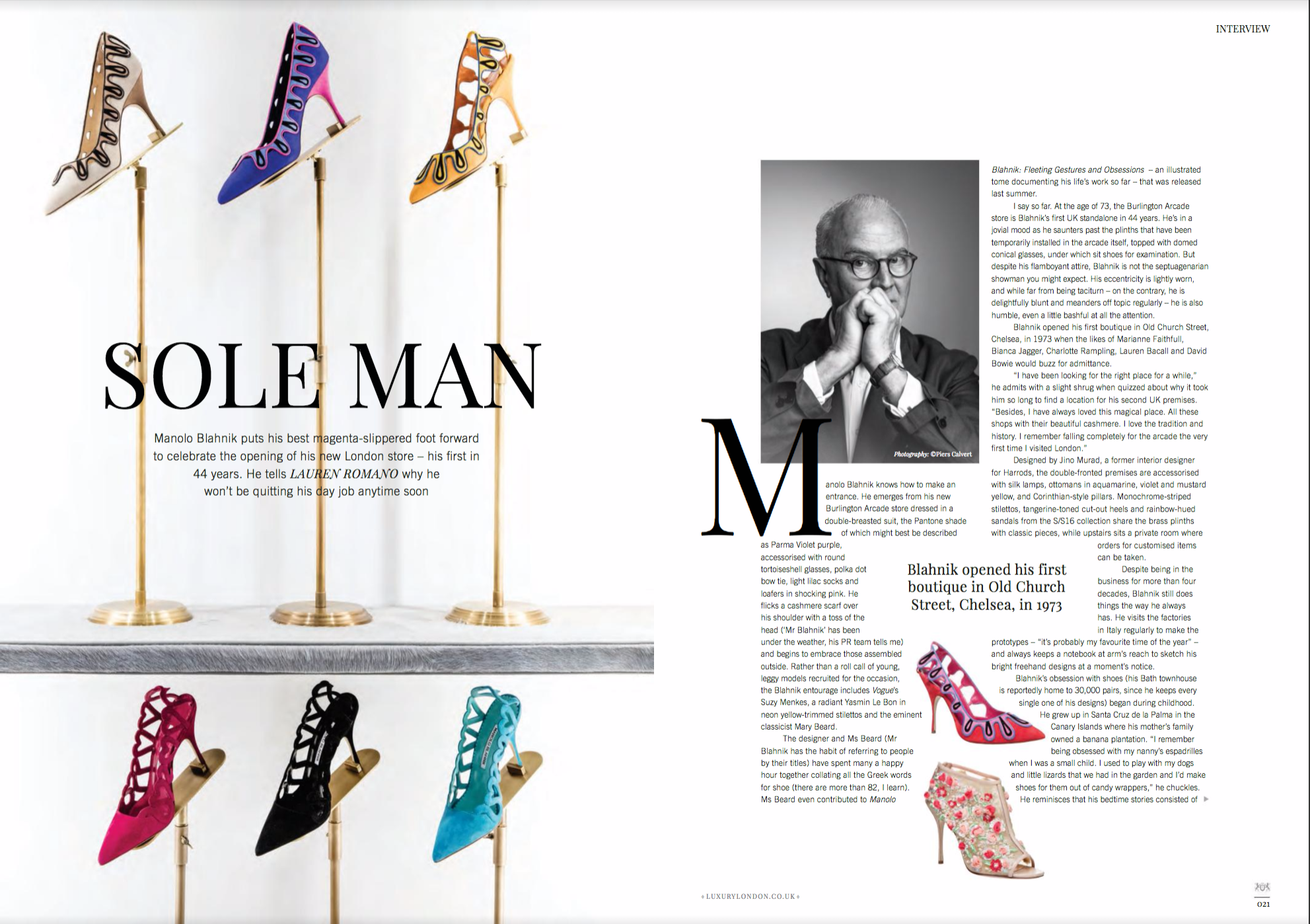 Manolo Blahnik Store Launch
