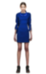 Vestido Node Azul-frente
