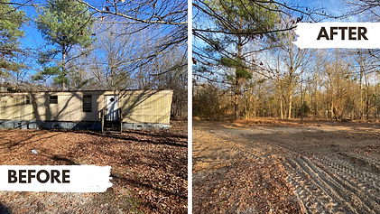 Older mobile home in SC & NC – We buy single-wide and double-wide homes in any condition.