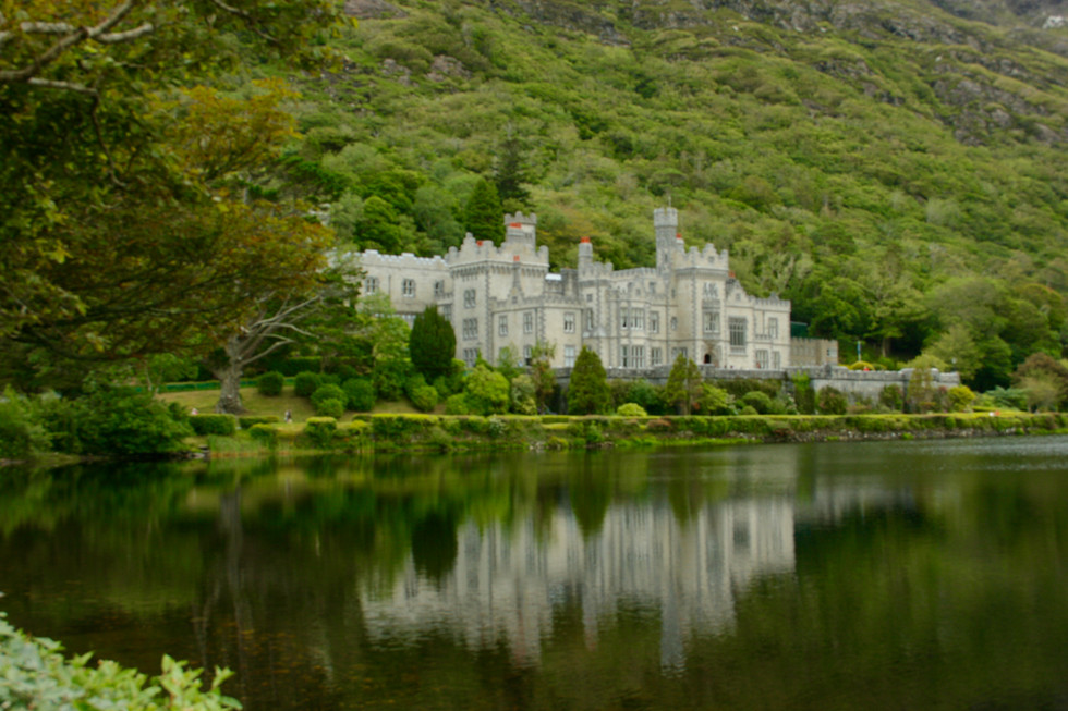 Kylemore Abbey on Lough Pollacopall
