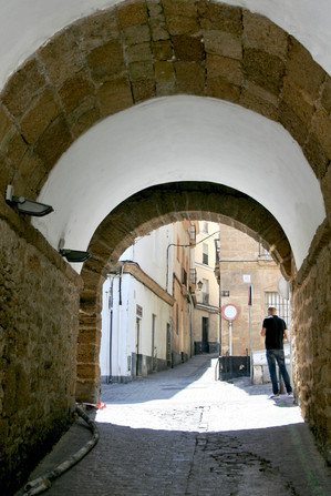 Gateway into El Populo - the oldest part of the city