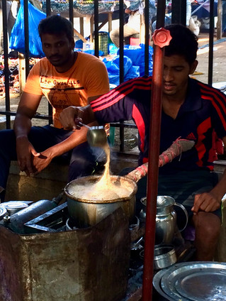 Making Chai in Mumbai