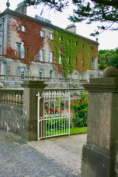 Ivyclad Westport House and garden gate