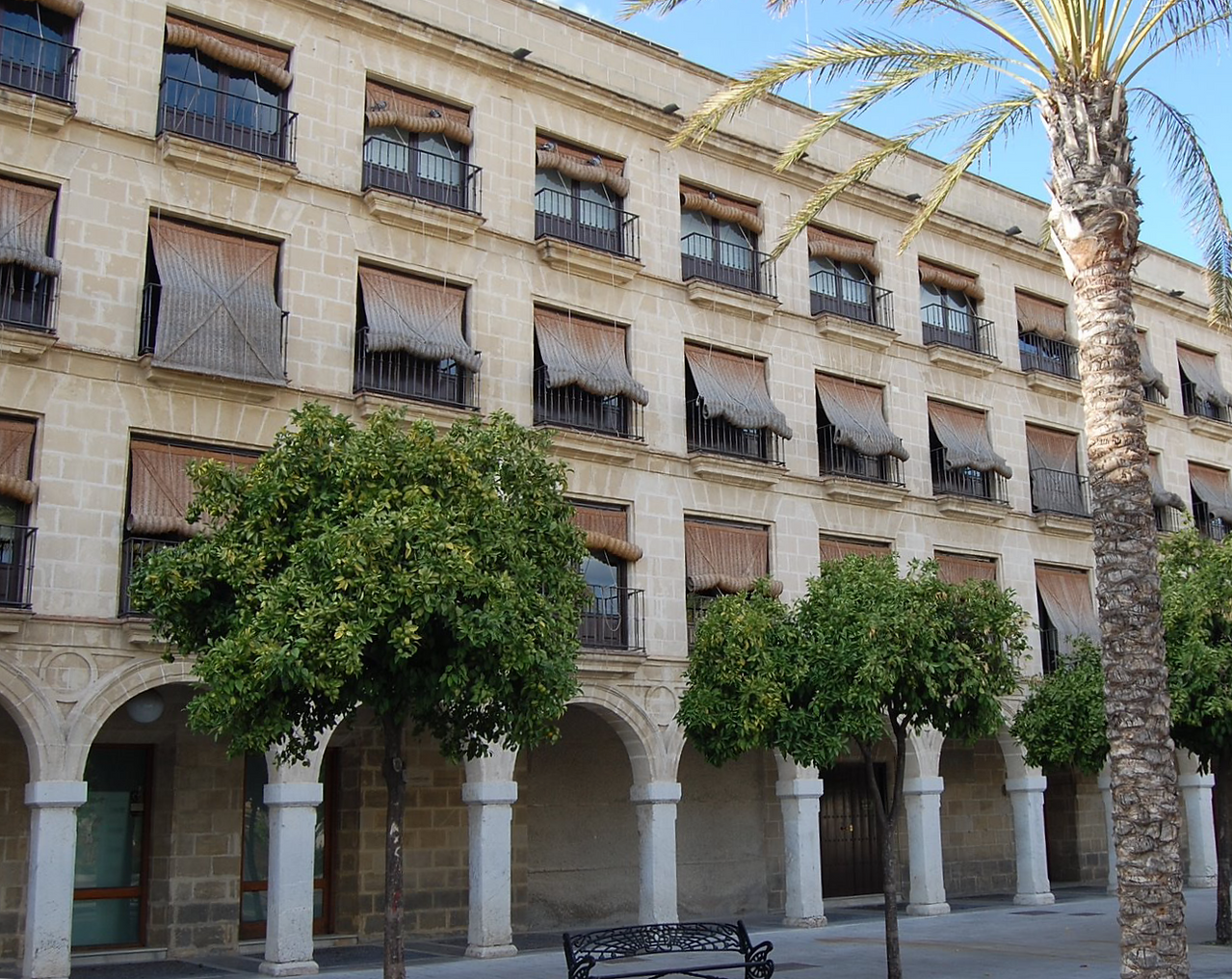 Alhóndiga - built 1683 as a fruit and vegetables market - now used as headquarters of the Planning Delegation of the Jerez City Council