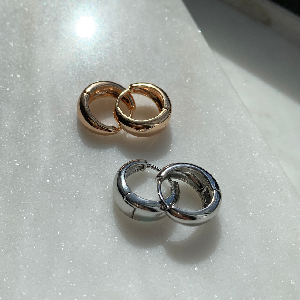Thumbnail: Silver Bella hoops