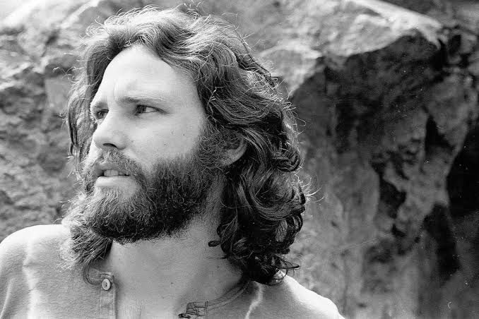 Jim Morrison in 1971, just months before his death in Paris. 