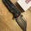 Thumbnail: Artisan Proponent Framelock Knife – Black G10 Handle, D2 Steel Tanto Blade