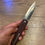 Thumbnail: Artisan Sirius Pocket Knife Linerlock Burgundy Micarta Folding S35VN 1849PDRC