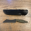 Thumbnail: Koenscraft Morgan Koens Custom Olive Green Handle Fixed Blade Knife w/Sheath