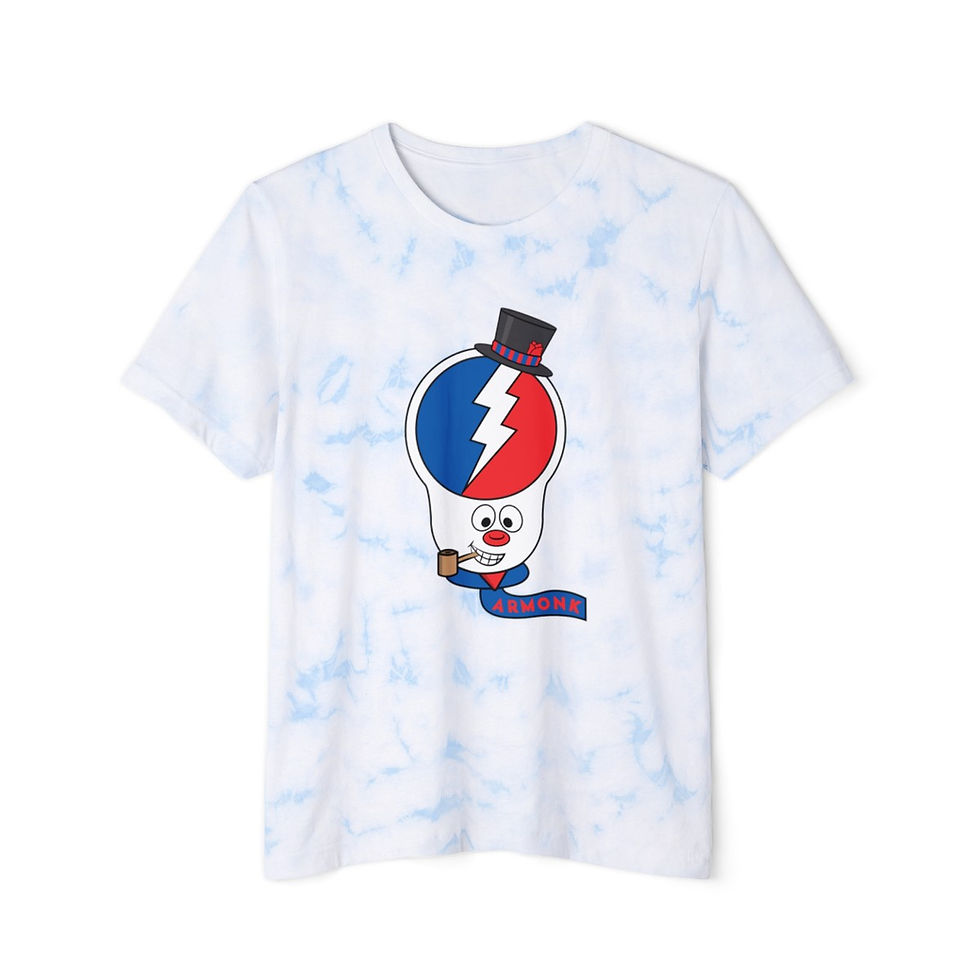 Thumbnail: Armonk Grateful Frosty Stealie Unisex FWD Fashion Tie-Dyed T-Shirt