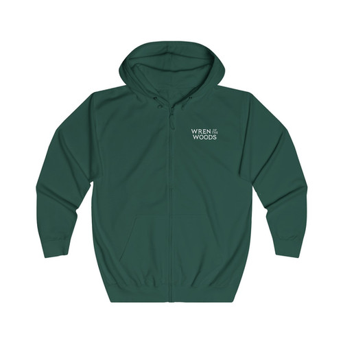 Wren Logo Unisex Full Zip Hoodie | Wren of the Woods