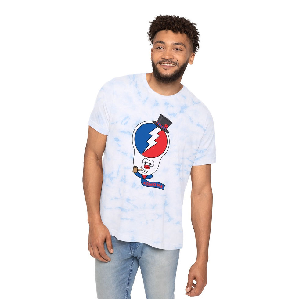 Thumbnail: Armonk Grateful Frosty Stealie Unisex FWD Fashion Tie-Dyed T-Shirt