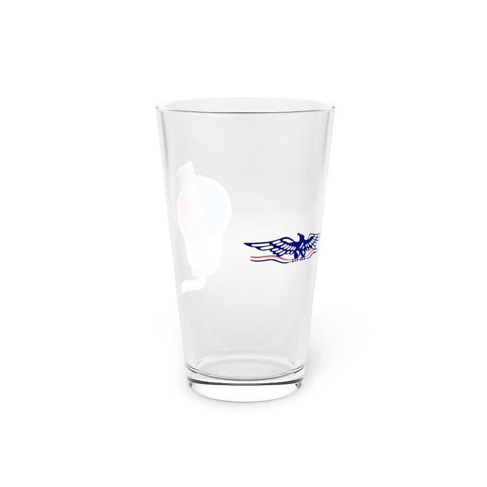 Thumbnail: Grateful Frosty Stealie & North Castle Eagle Pint Glass, 16oz