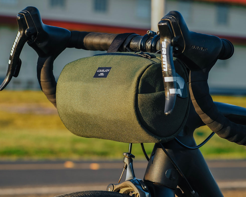 Thumbnail: White Ready-Made Handlebar Bag