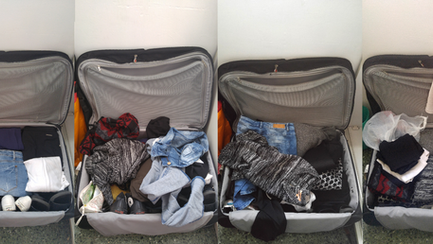 כך נראה שבוע במזוודה