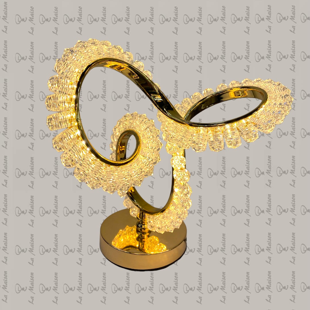 اباجوره ليد ذهبى دوائر متداخله