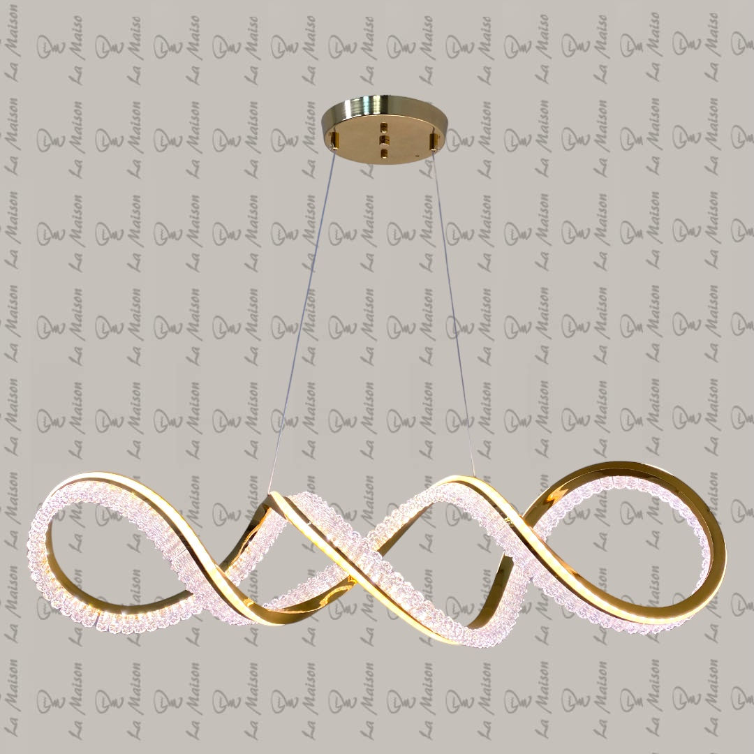 (U) نجفه ليد ذهبى كلبس