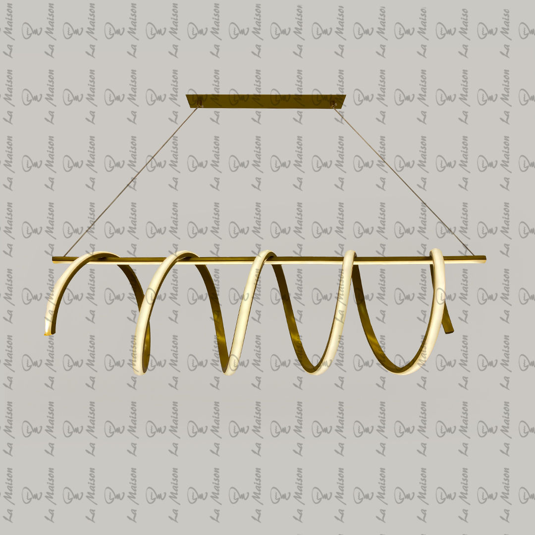 نجفه ليد حلزونى شامبين