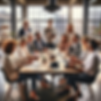 Group of people in a mastermind session at Stralea