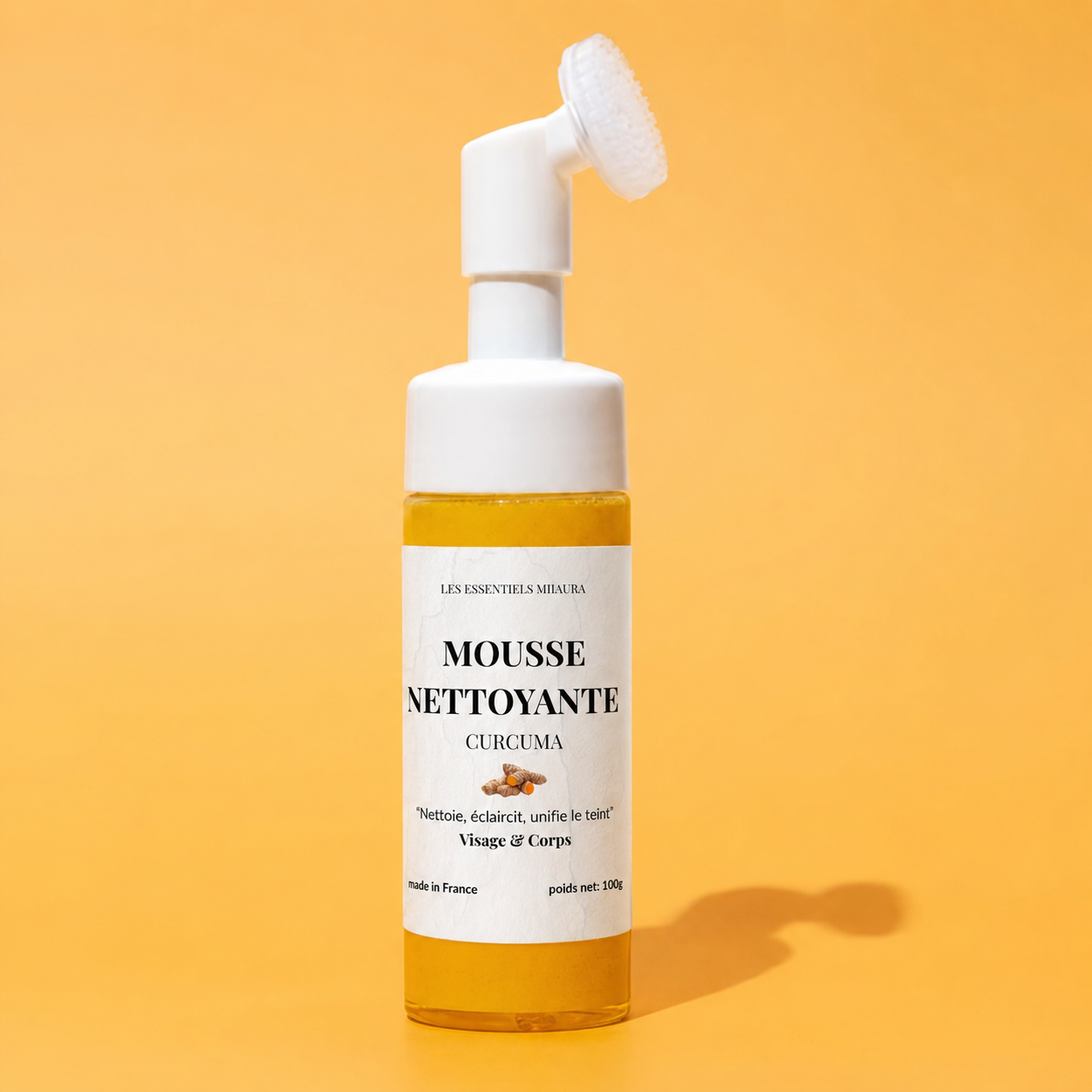 MOUSSE NETTOYANT "Curcuma,kojic "