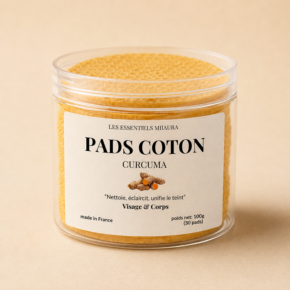 Miniature : PADS COTON NETTOYANT "Curcuma/kojic"
