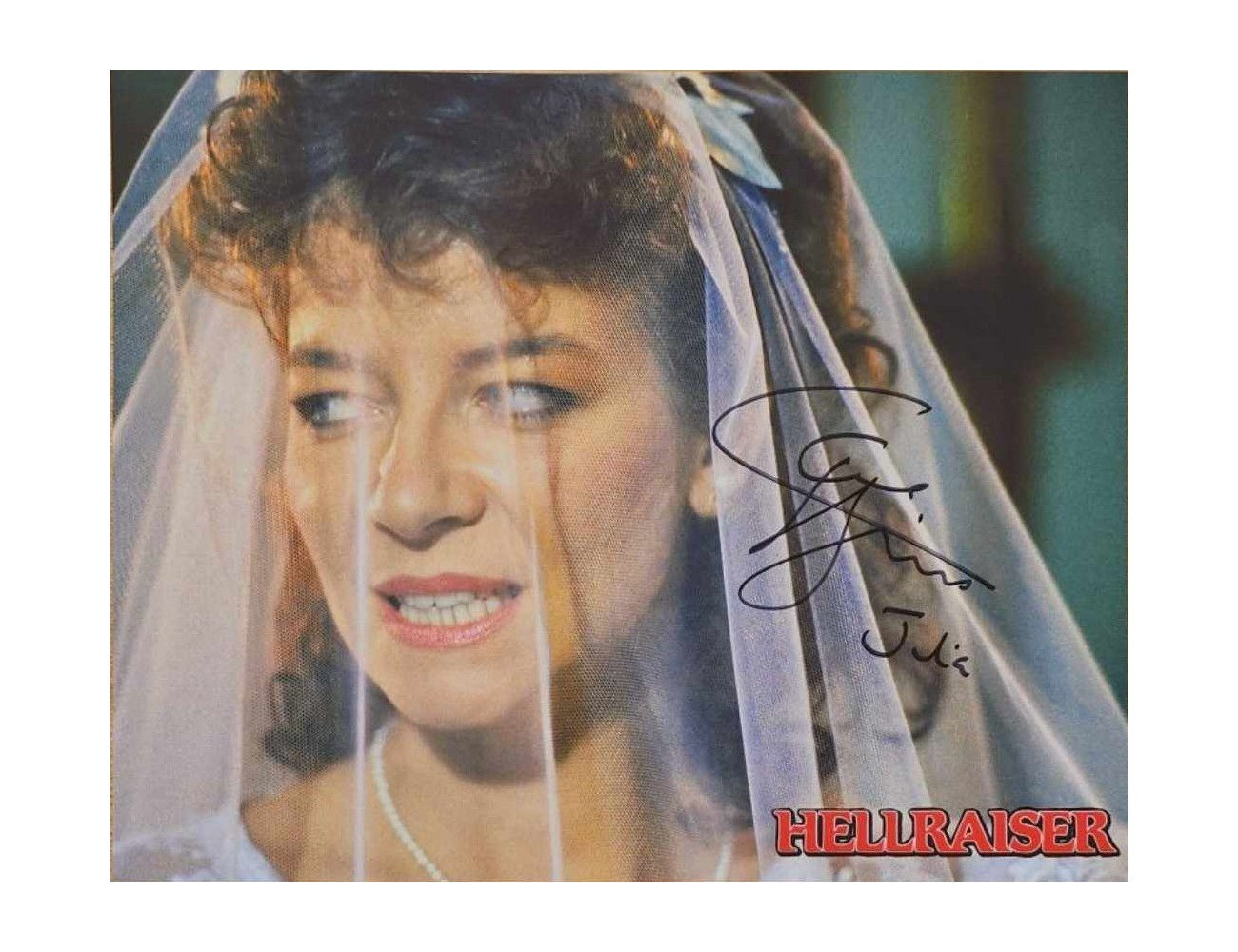 10x8" Hellraiser Julia Print Signed by Clare Higgins