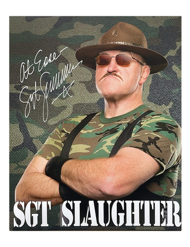限定　レア　WWE WWF サージェントスローターSgt. Slaughter 8x10