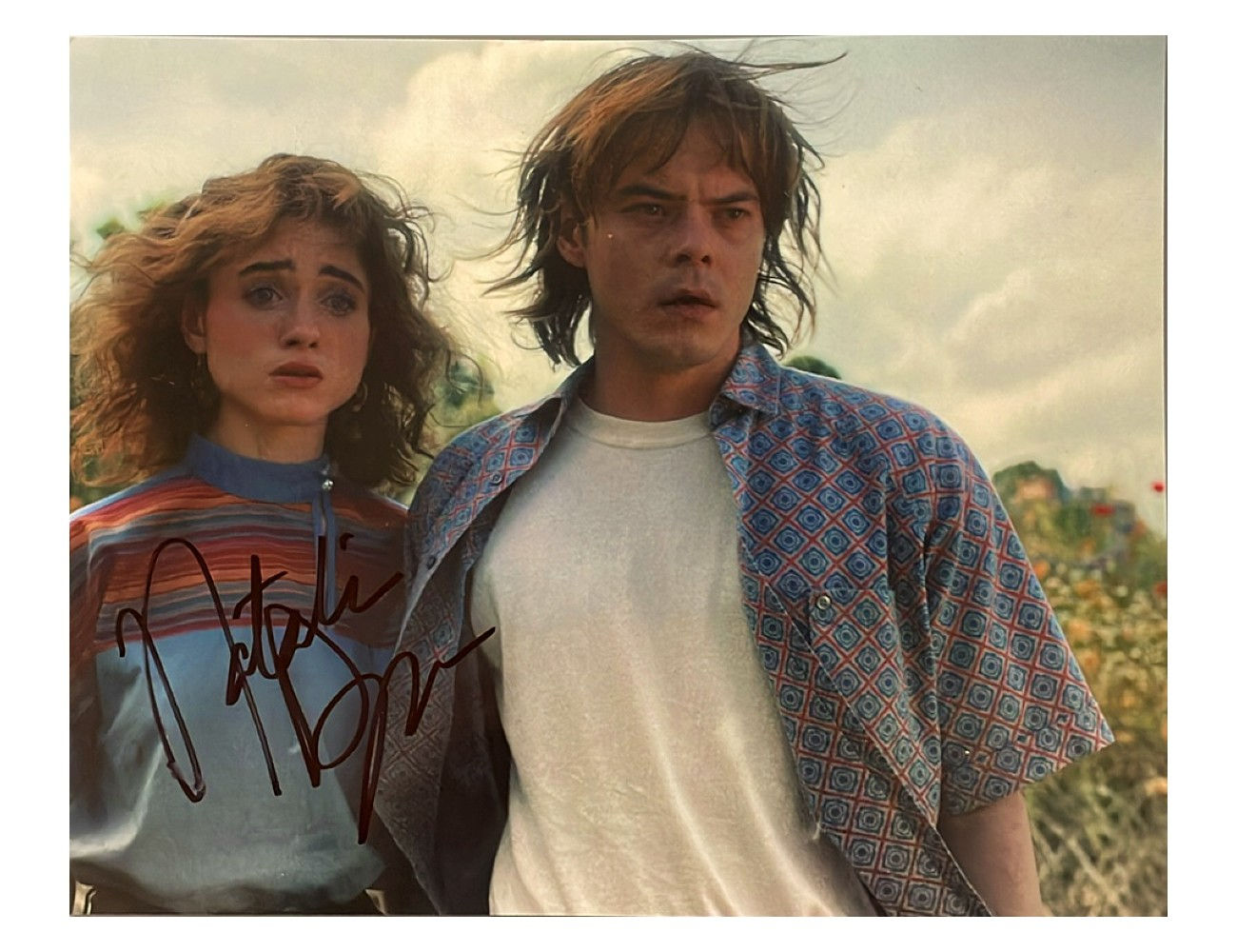 10x8" Stranger Things Print Signed by Natalia Dyer