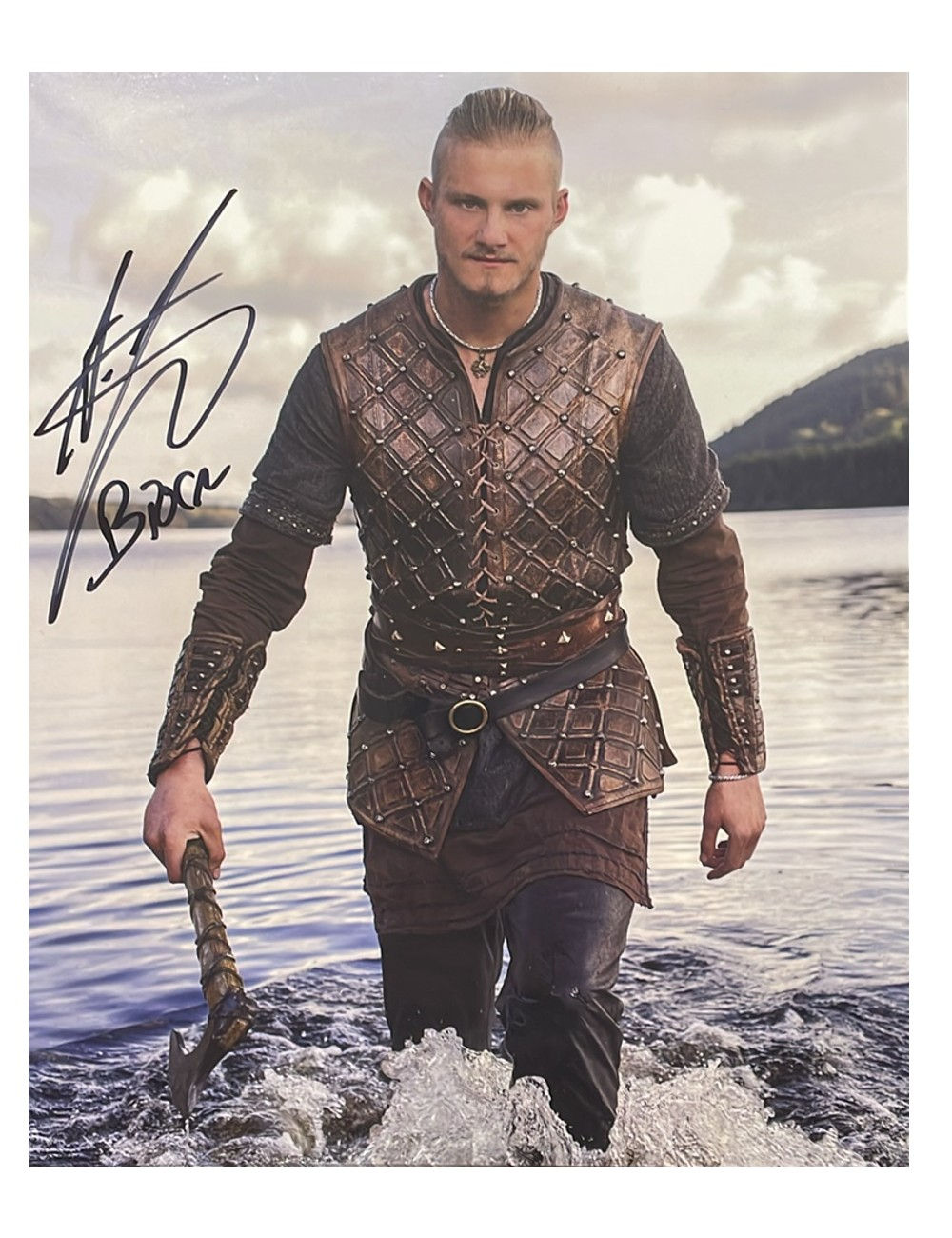 8x10" Vikings Bjorn Print Signed by Alexander Ludwig