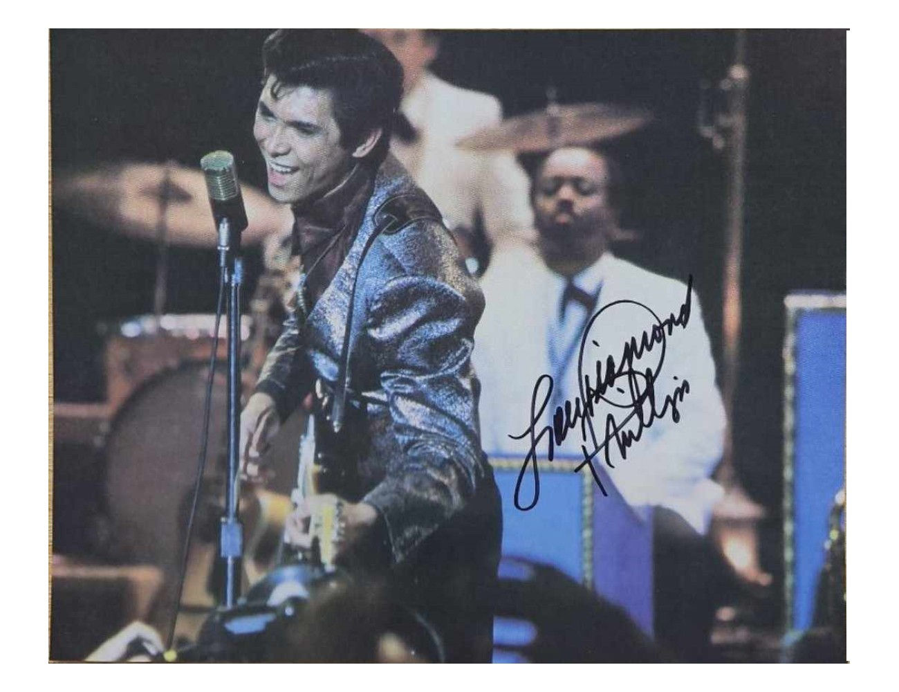 10x8" La Bamba Ritchie Valens Print Signed by Lou Diamond Phillips