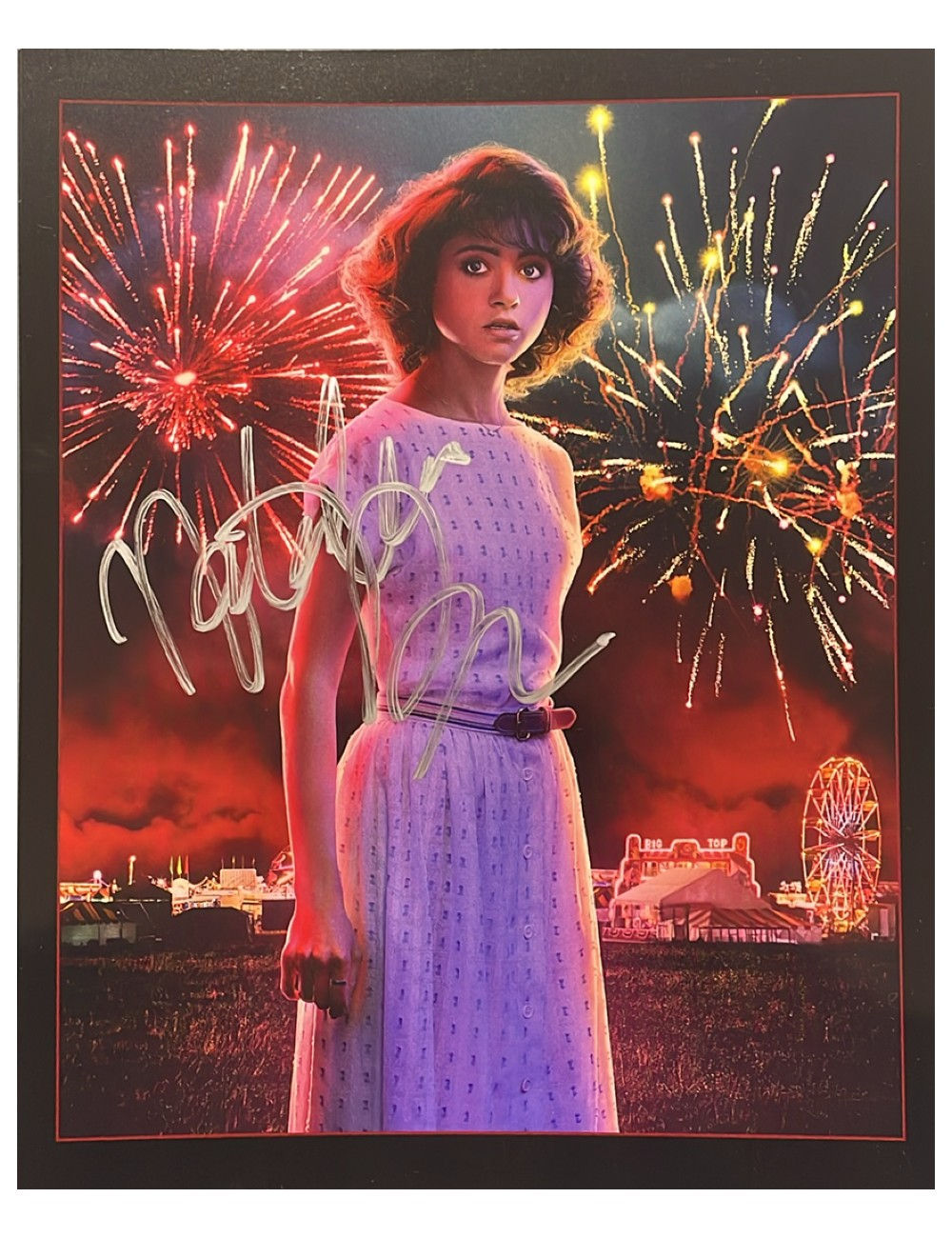 8x10" Stranger Things Print Signed by Natalia Dyer