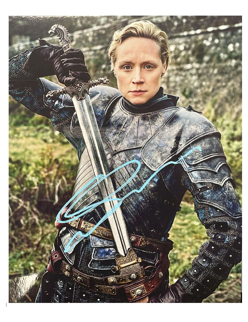 8x10" Game Of Thrones Brienne Print Signed by Gwendoline Christie