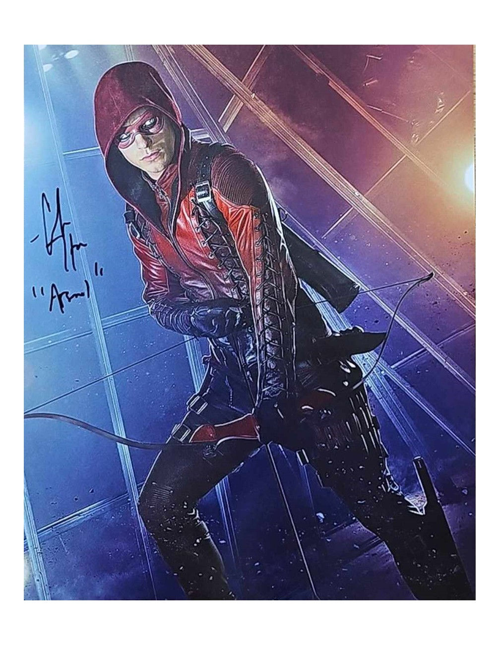 Arrow 8x10" Arsenal Print Signed by Colton Haynes
