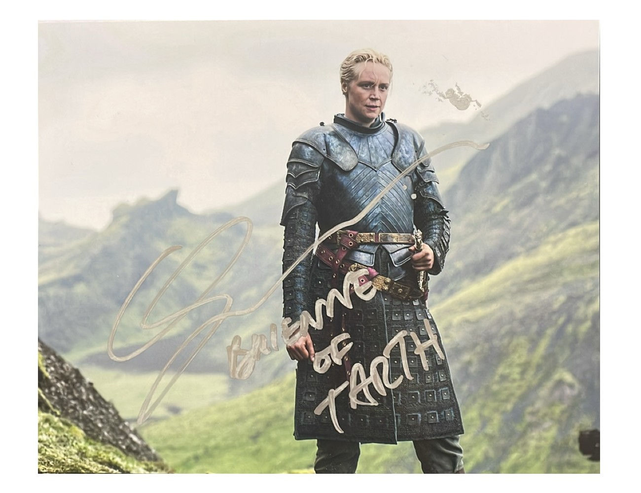 10x8" Game Of Thrones Brienne Print Signed by Gwendoline Christie