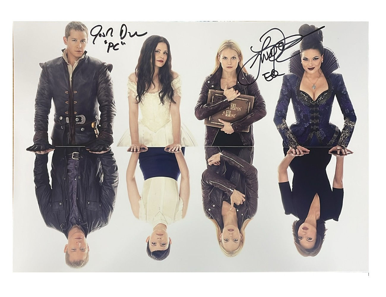 A3 Once Upon A Time Poster signed by Josh Dallas and Lana Perilla