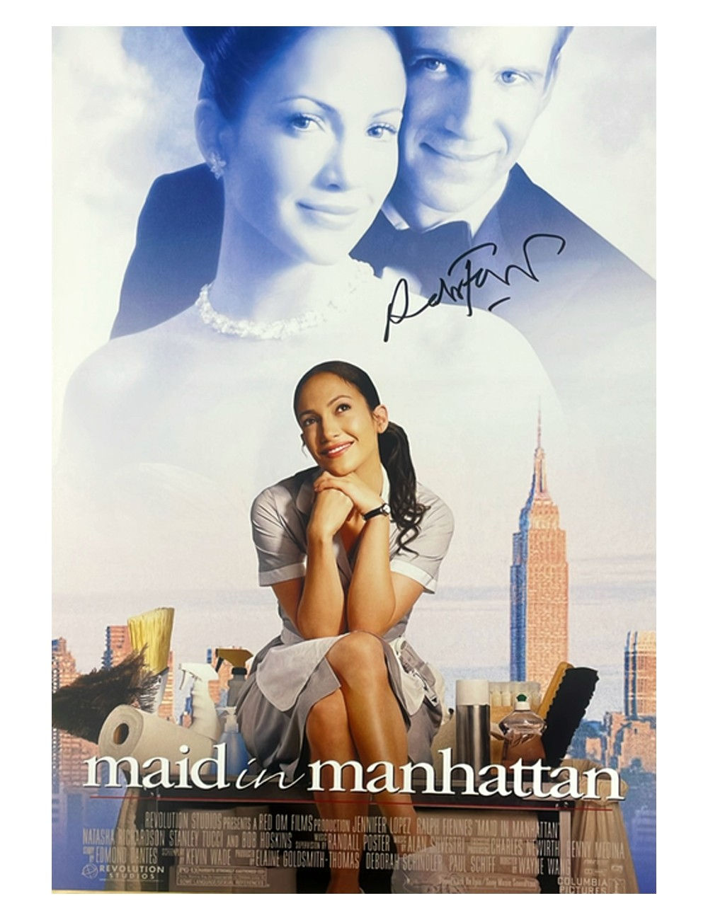 Maid In Manhattan A3 Poster signed by Ralph Fiennes
