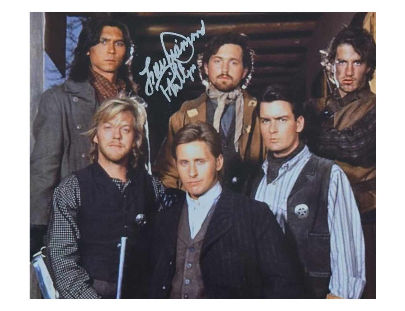 10x8" Young Guns Print Signed by Lou Diamond Phillips