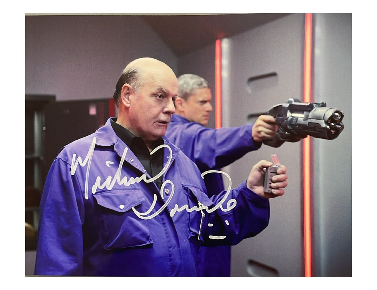 10x8" The Flash Lewis Snart Print Signed by Michael Ironside