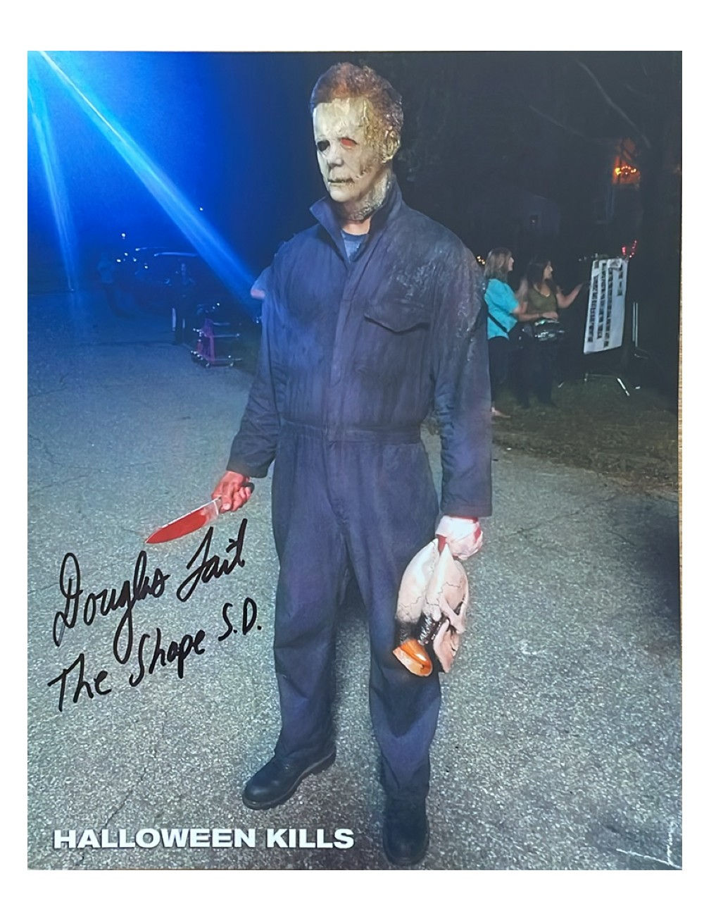 8x10" Halloween The Shape Print Signed by Douglas Tait