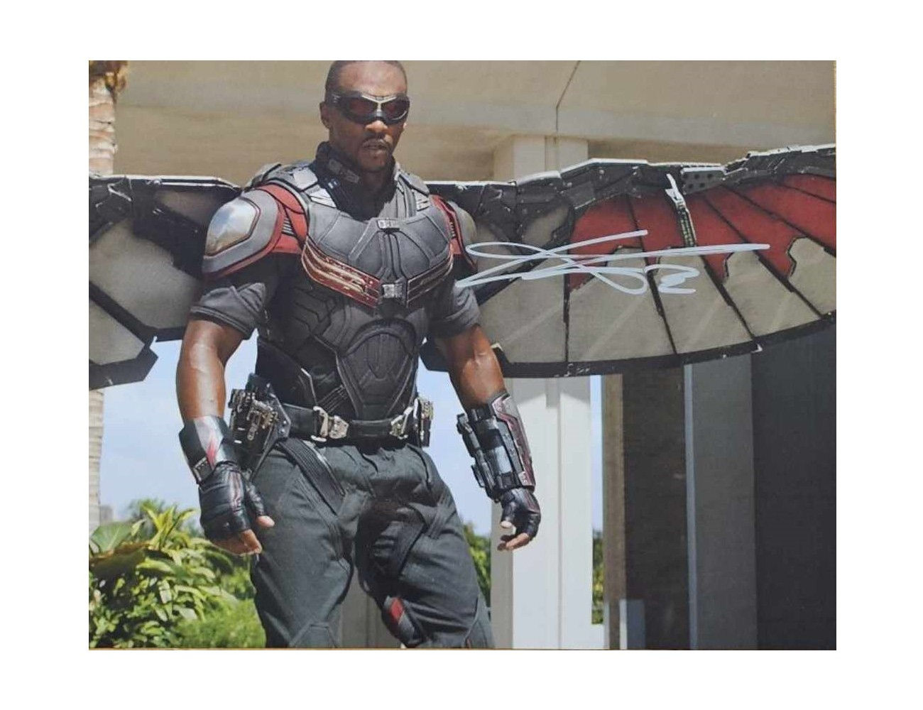 10x8" Marvel's Avengers, Falcon Print Signed by Anthony Mackie