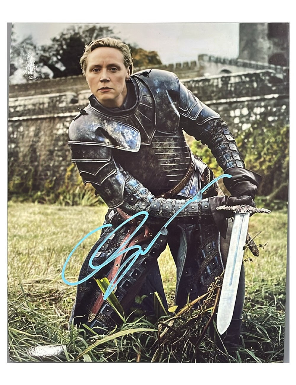 8x10" Game Of Thrones Brienne Print Signed by Gwendoline Christie