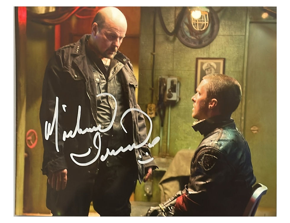 Thumbnail: 10x8" Terminator Salvation General Ashdown Print Signed by Michael Ironside
