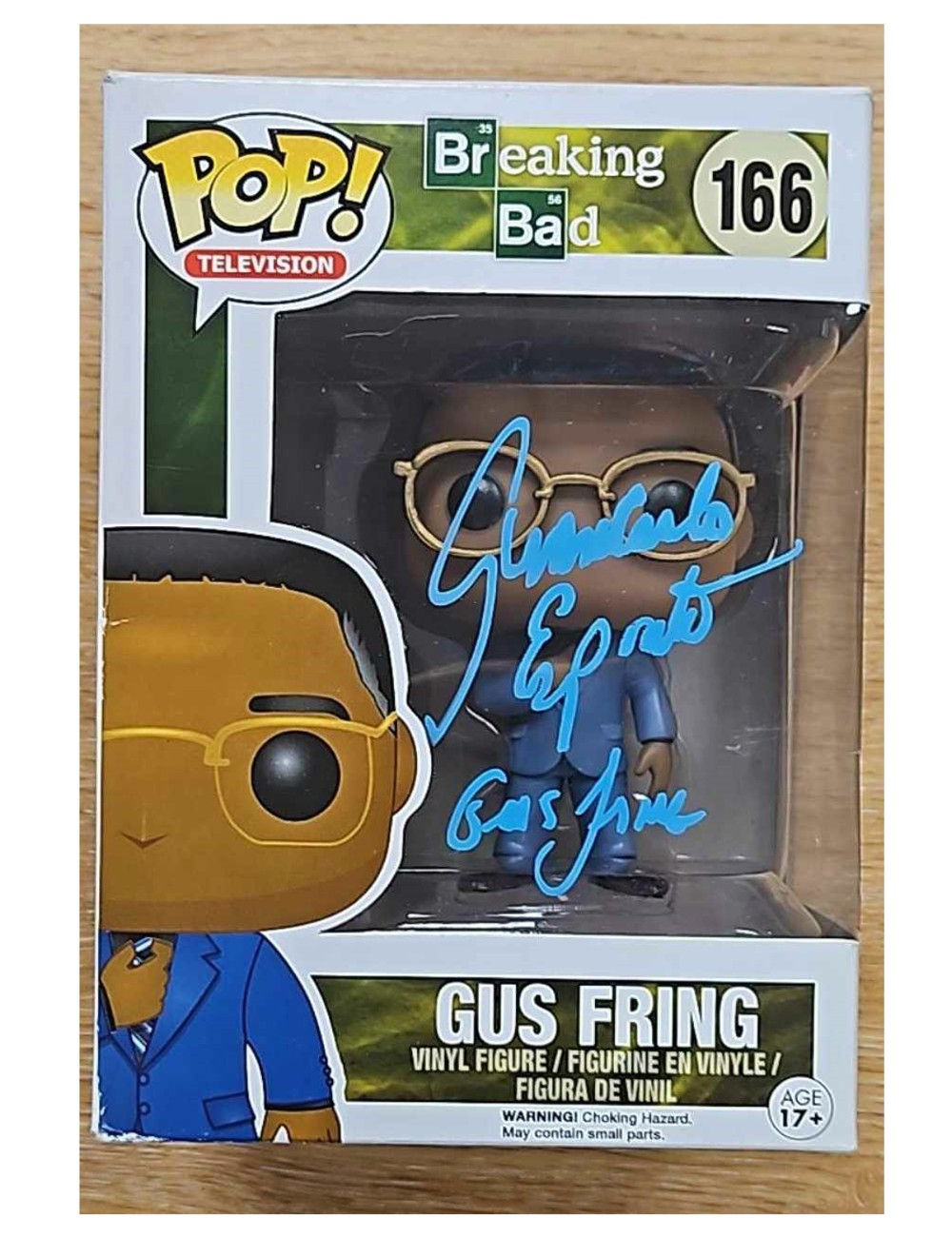 Breaking Bad Gus Fring #166 Funko Pop! Signed by Giancarlo Esposito