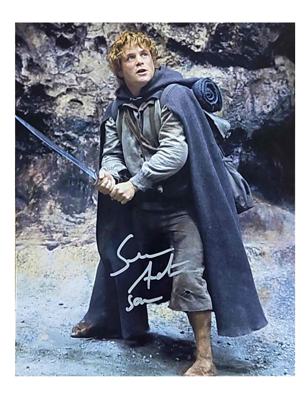 The Lord of the Rings 8x10" Sam Print Signed by Sean Astin