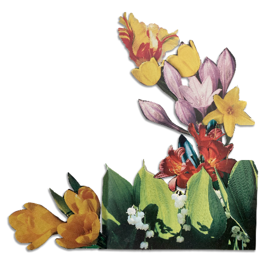 Flowers Corner Border Right