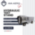 AVA AERO Portable Hydraulic Test Stand Banner