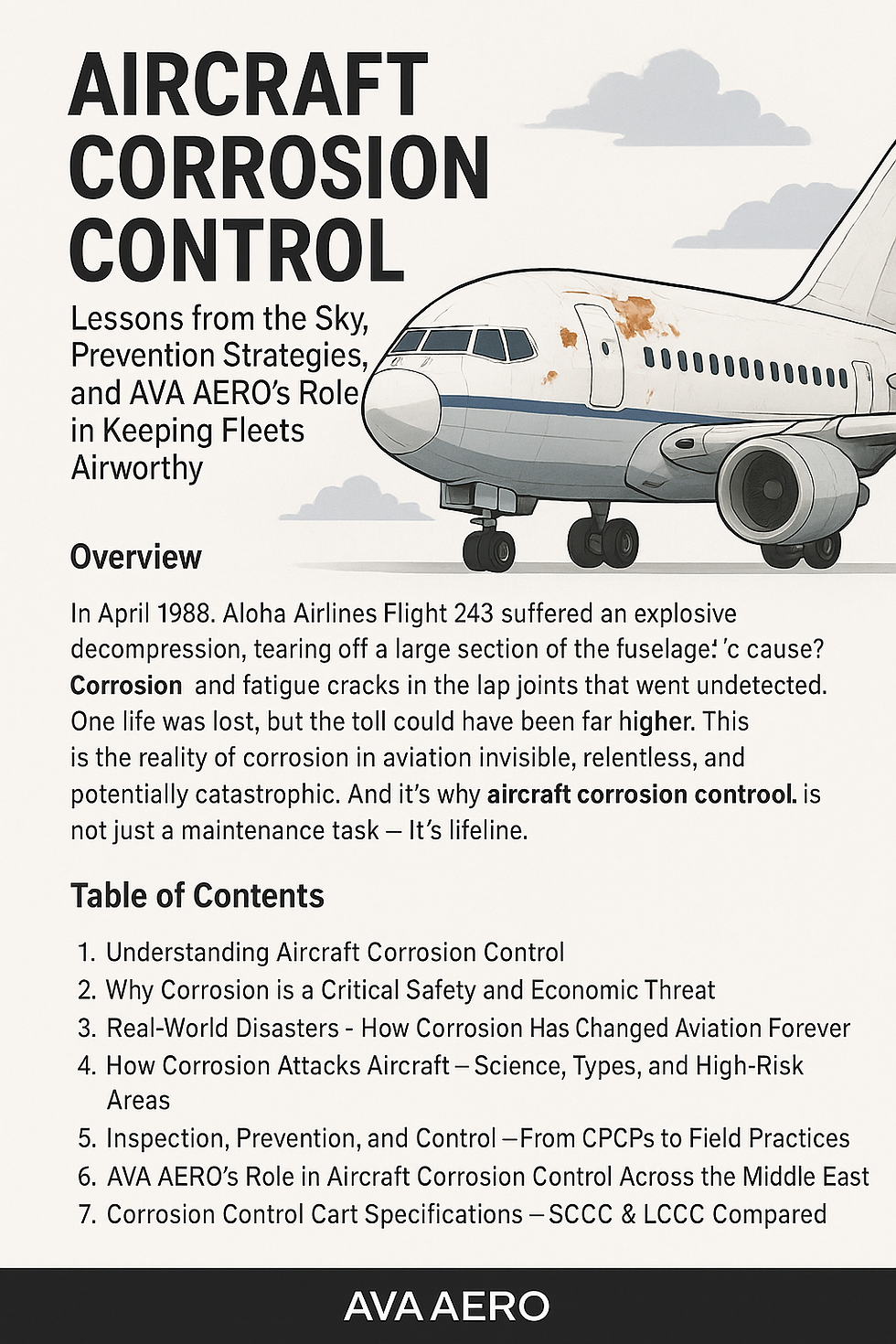 Aircraft corrosion prevention treatment using water and solution system