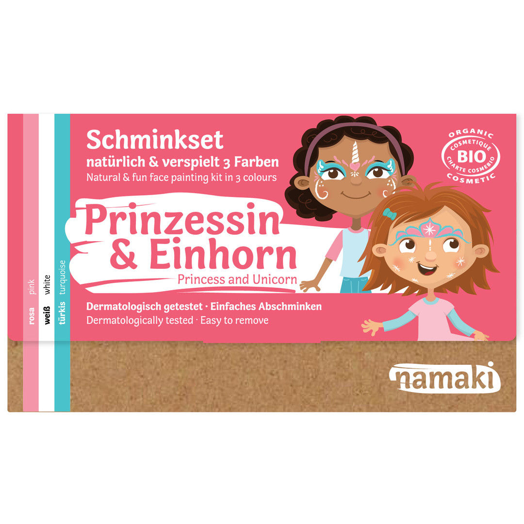 Schminkset Namaki - Prinzessin & Einhorn