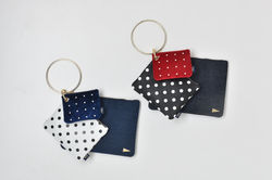 Fringe ToteBag（Navy/Red）