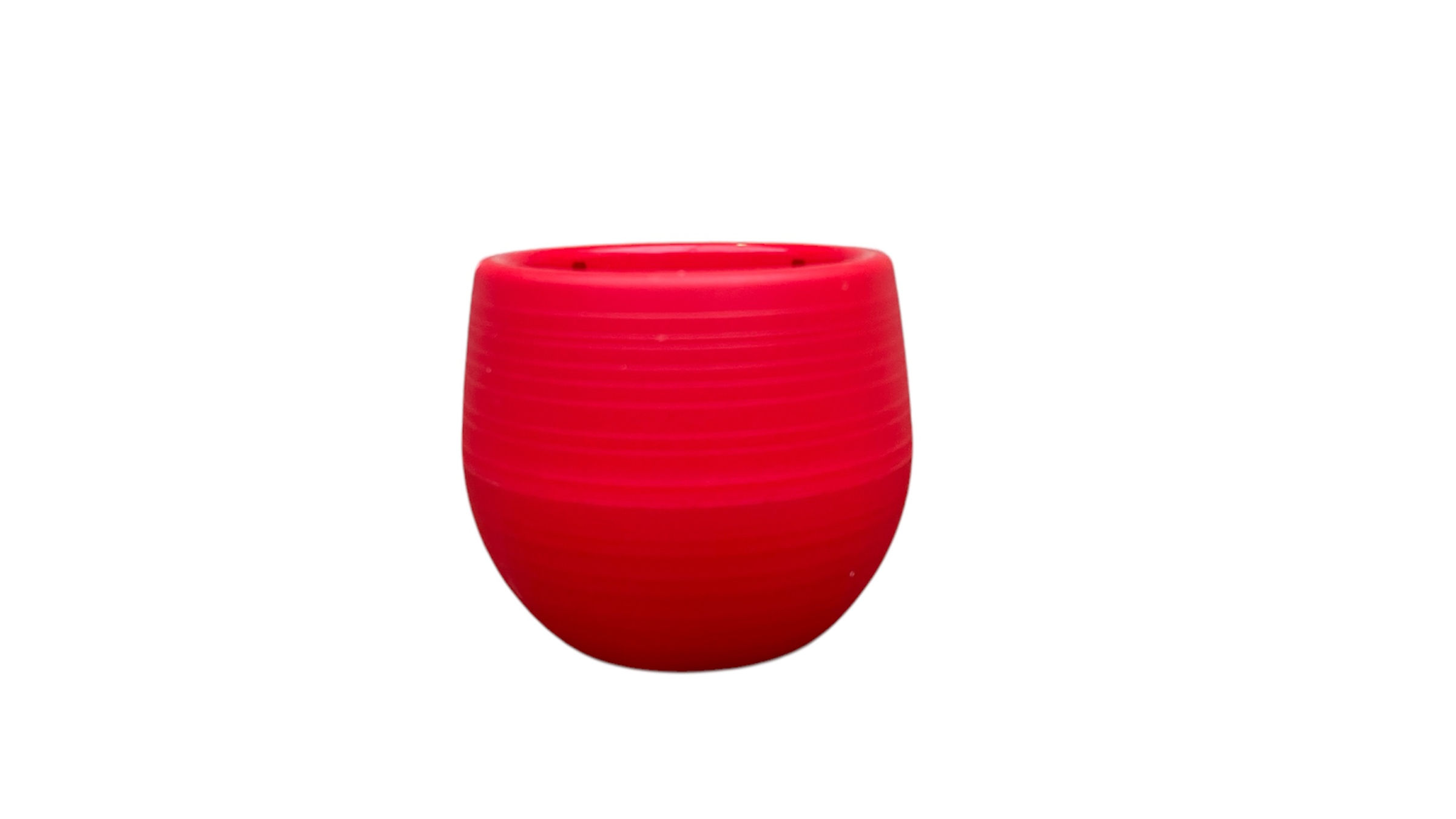 Vaso autoirrigável baby ball (vermelho)